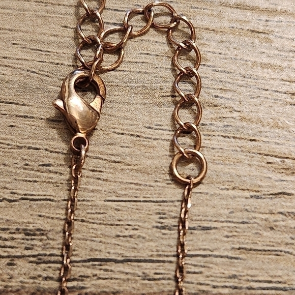 Orelia Gold Copper Color Necklace - Picture 7 of 8